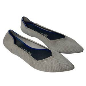 Rothy’s Grey Pointed Toe Casual Flats